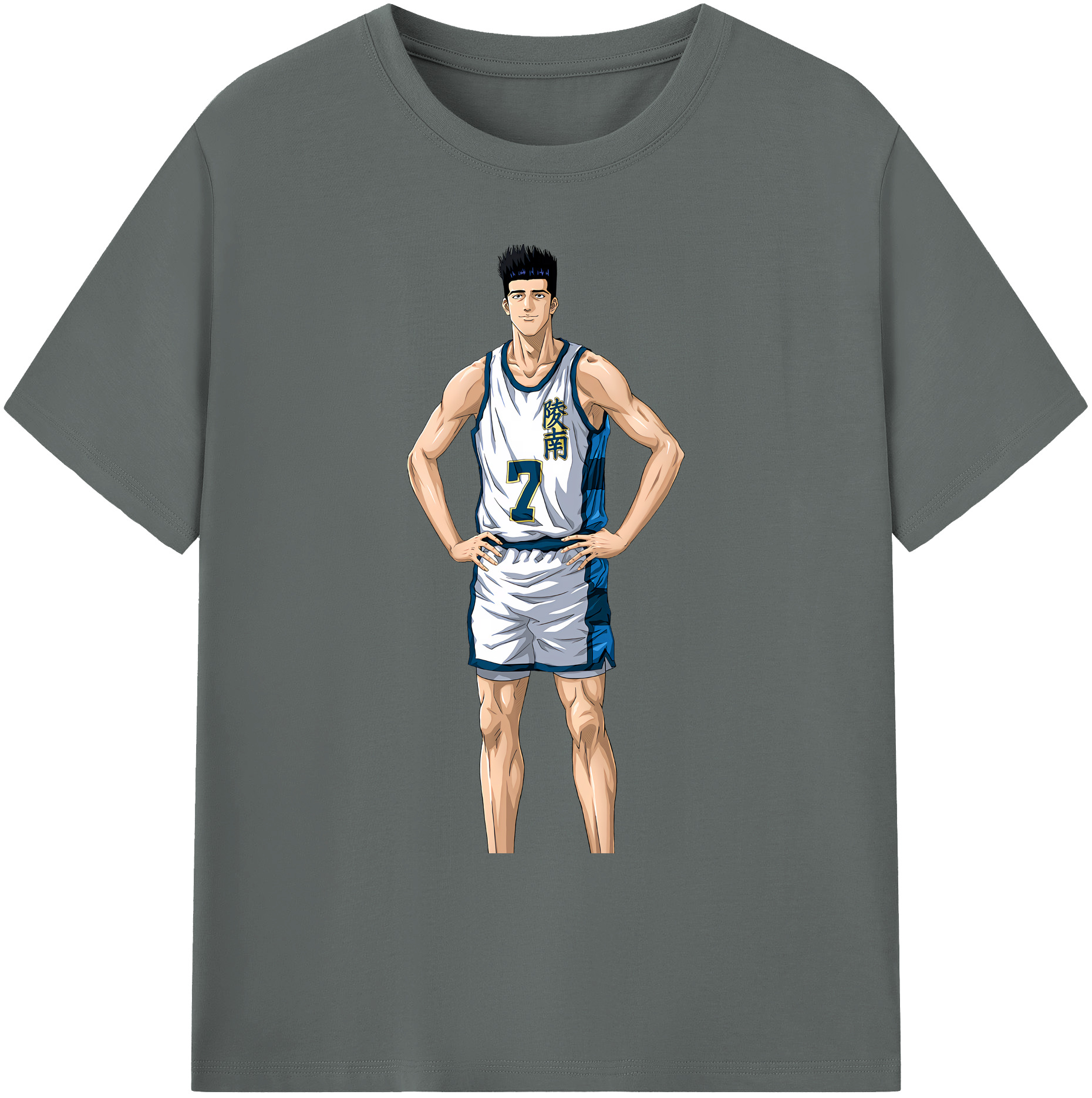 （画像用） SLAM DUNK／スラムダンク 綿100％ メンズ半袖Tシャツ｜肌触りやわらか＆通気性